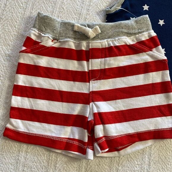 CARTER'S Baby Boy 9M Patriotic Tank Top and Short Set - Picture 3 of 6